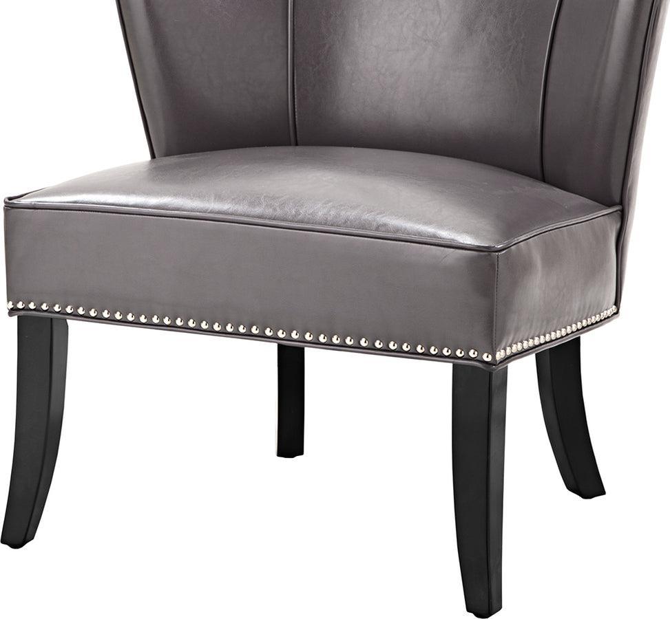 Olliix.com Accent Chairs - Hilton Armless Accent Chair Gray