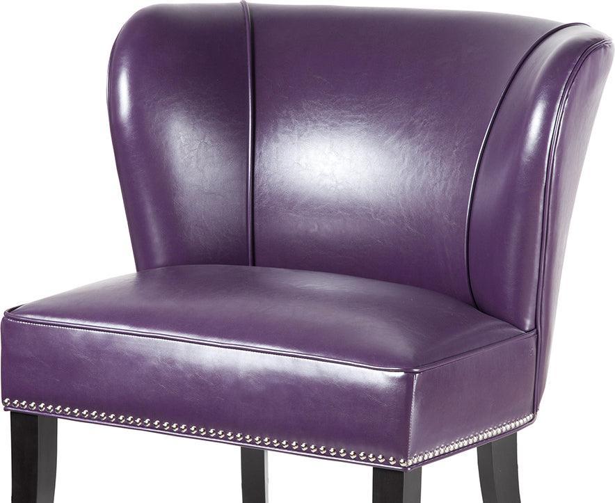 Olliix.com Accent Chairs - Hilton Armless Accent Chair Purple