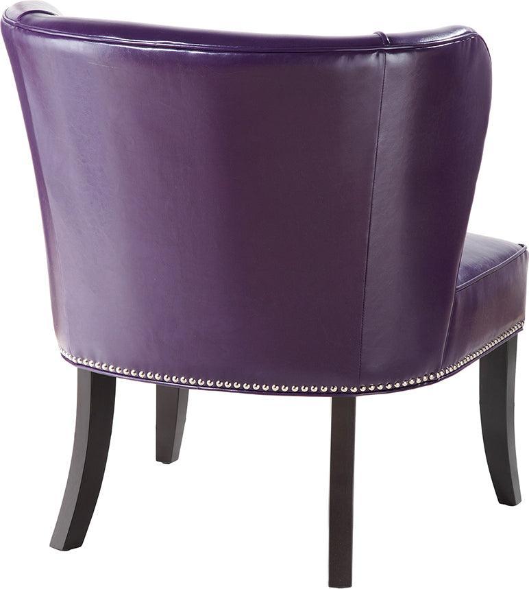 Olliix.com Accent Chairs - Hilton Armless Accent Chair Purple
