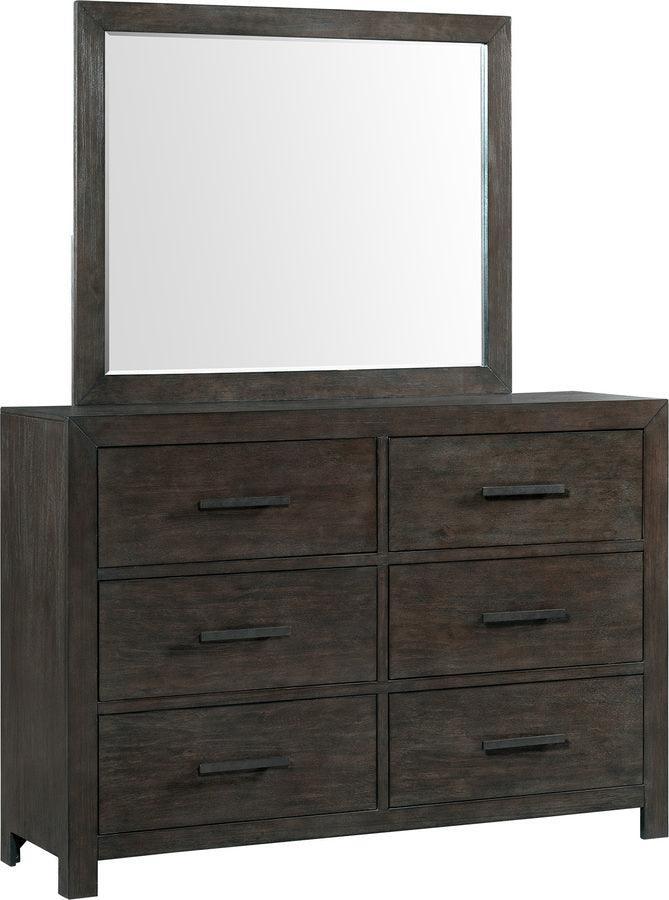 Elements Dressers - Holland 6-Drawer Dresser & Mirror Set