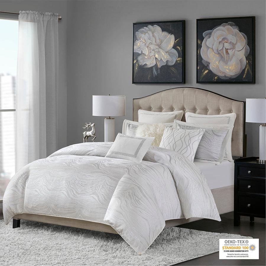 Olliix.com Comforters & Blankets - Hollywood Glam Comforter Set White
