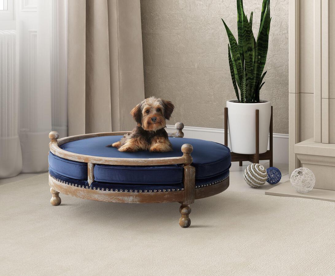 Tov Furniture Dog Beds - Hound Navy Pet Bed Navy