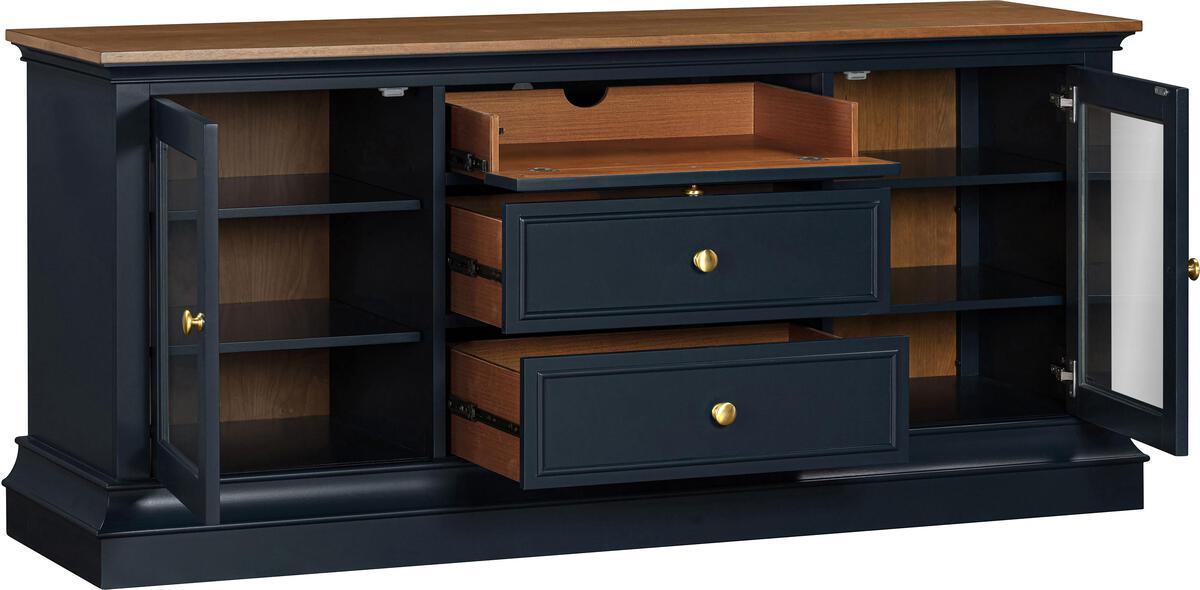 Tov Furniture TV & Media Units - Hudson Blue Entertainment Center