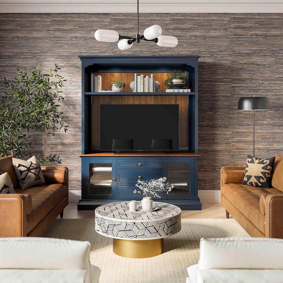 Tov Furniture TV & Media Units - Hudson Blue Entertainment Center