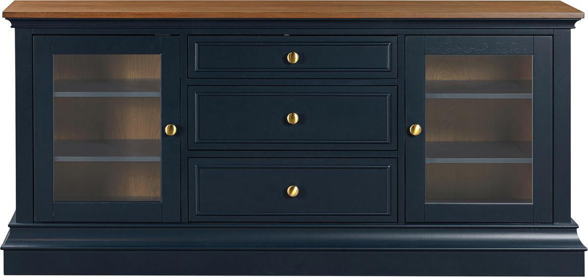 Tov Furniture TV & Media Units - Hudson Blue Entertainment Center