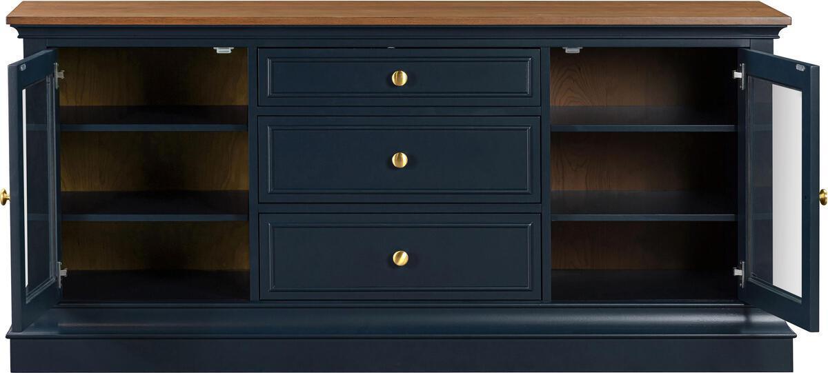 Tov Furniture TV & Media Units - Hudson Blue Entertainment Center
