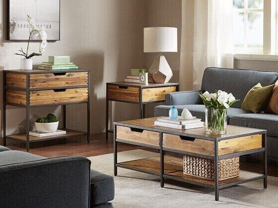 Olliix.com Coffee Tables - Hudson Coffee Table Natural