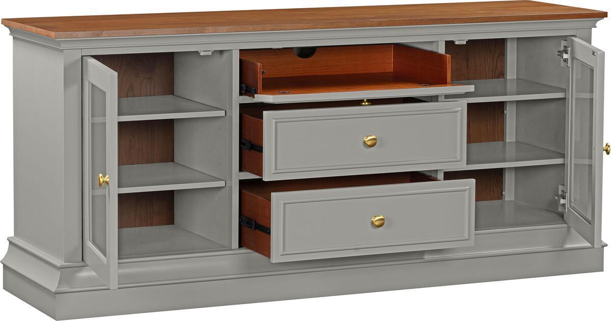 Tov Furniture TV & Media Units - Hudson Gray Entertainment Center