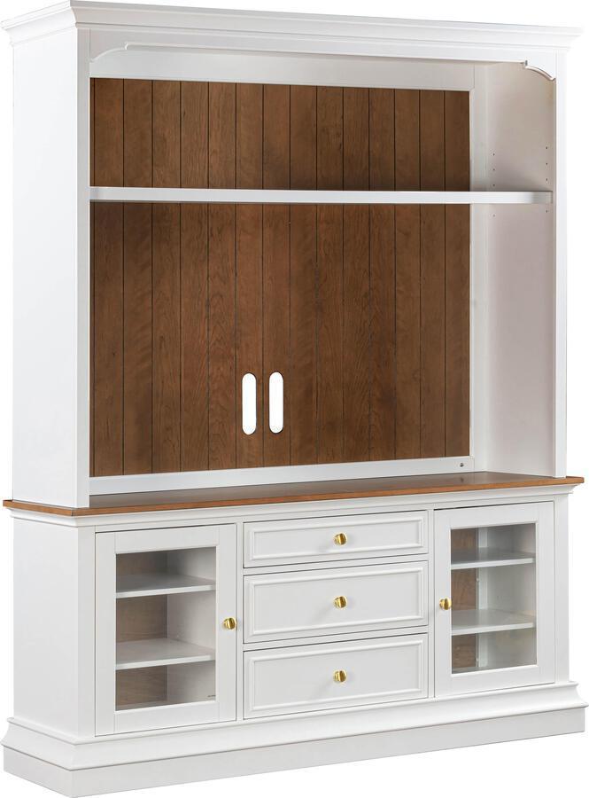 Tov Furniture TV & Media Units - Hudson White Entertainment Center