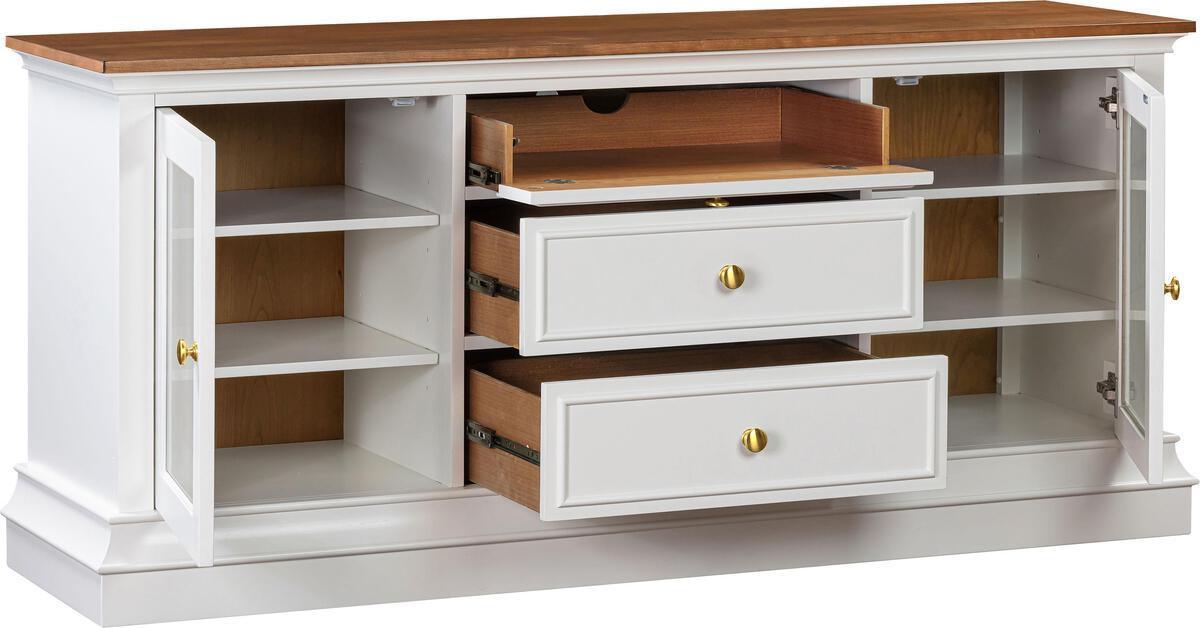 Tov Furniture TV & Media Units - Hudson White Entertainment Center