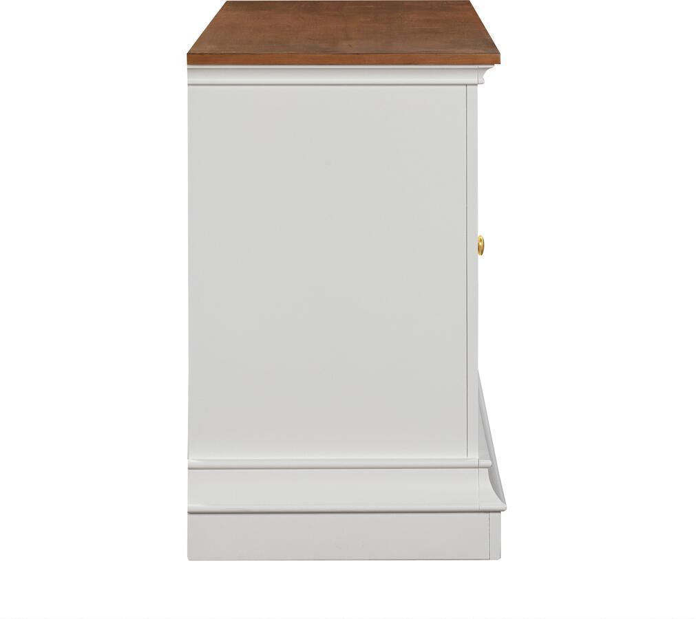 Tov Furniture TV & Media Units - Hudson White Entertainment Center