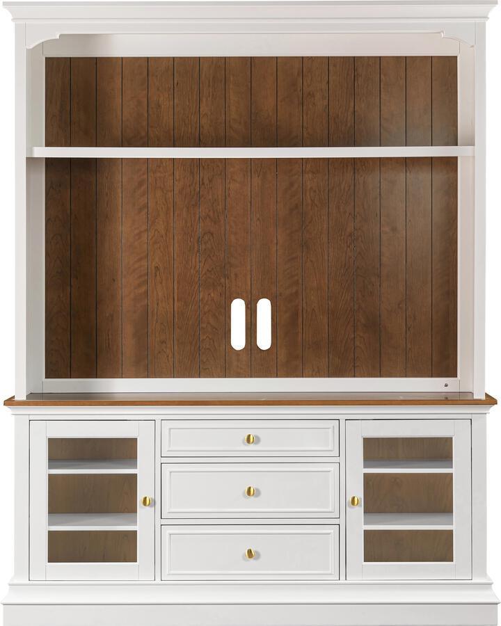 Tov Furniture TV & Media Units - Hudson White Entertainment Center
