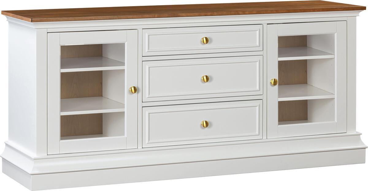 Tov Furniture TV & Media Units - Hudson White Entertainment Center