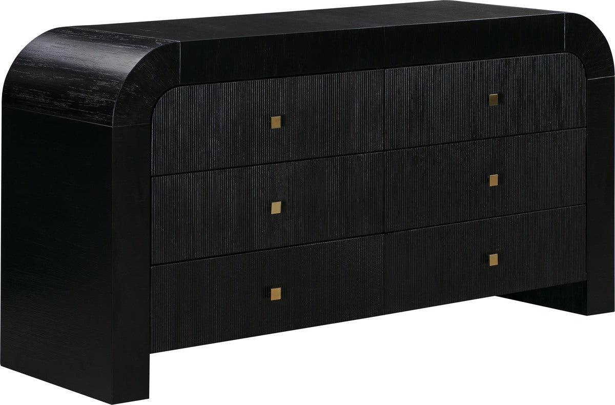 Tov Furniture Dressers - Hump 6 Drawer Black Dresser Black