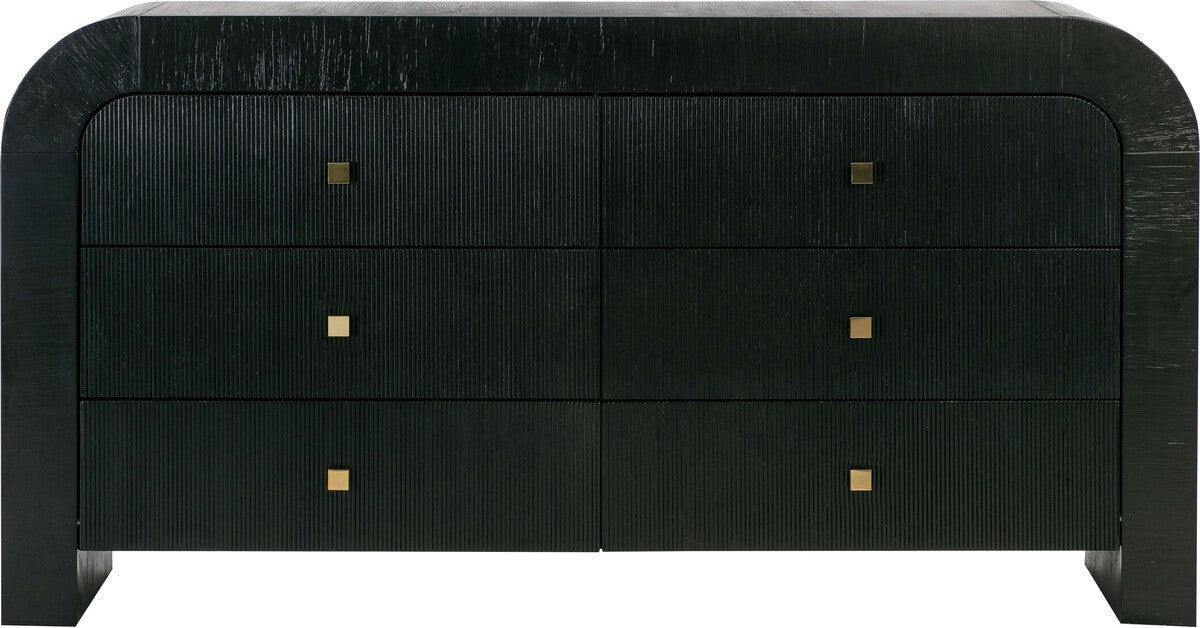 Tov Furniture Dressers - Hump 6 Drawer Black Dresser Black