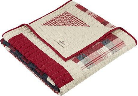 Olliix.com Pillows & Throws - Huntington Throw Red