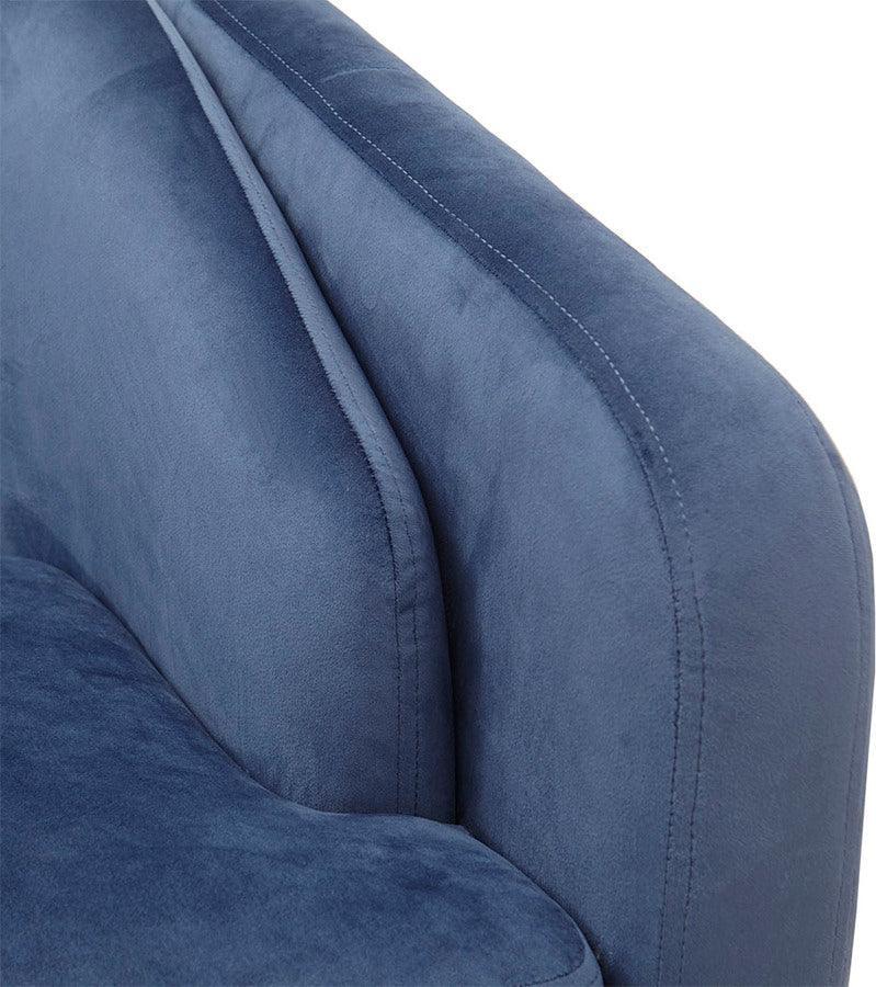 Olliix.com Accent Chairs - Ian Upholstered Tufted Mid-Century Accent Chair Dark Coffee