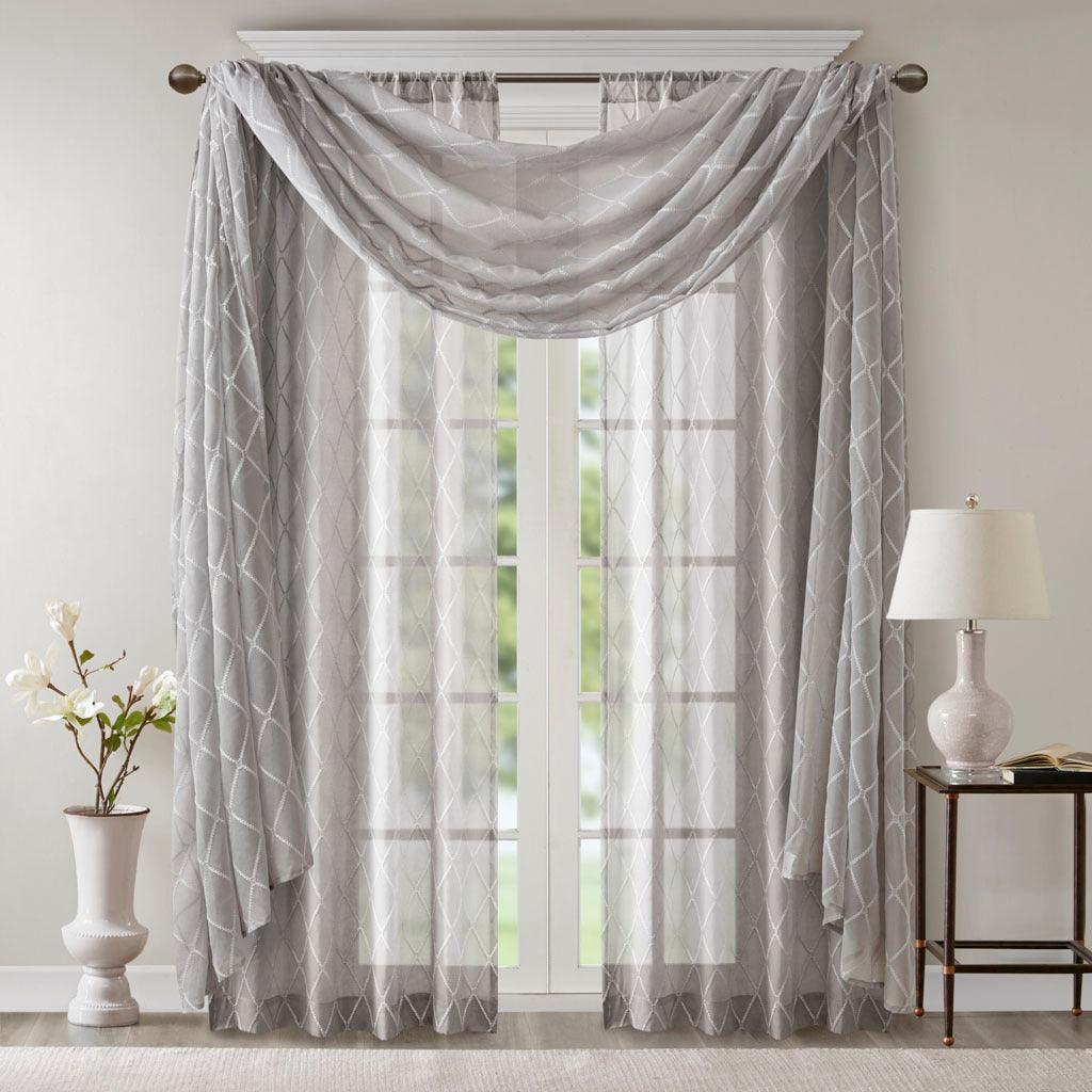 Grey window scarf discount