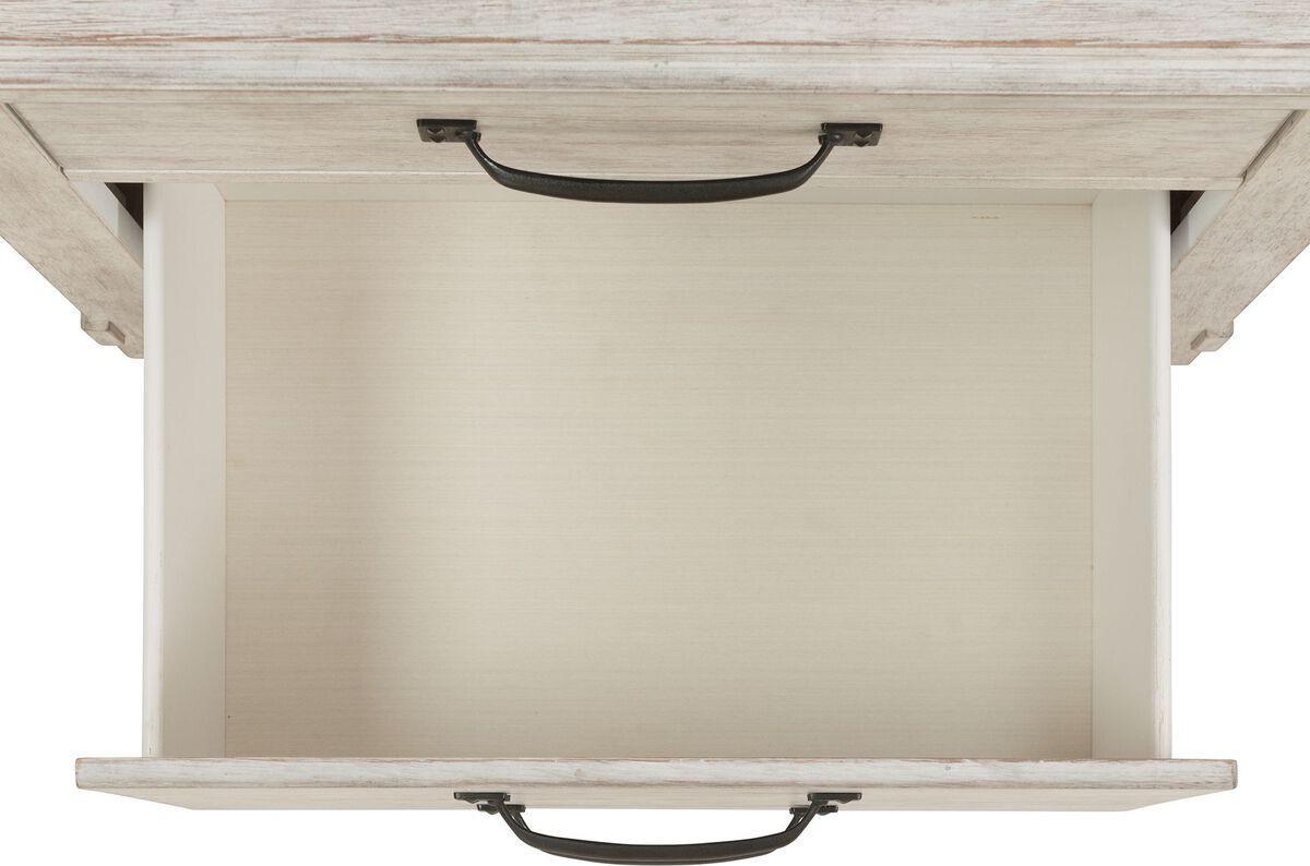 Elements Nightstands & Side Tables - Jack 2-Drawer Nightstand with USB Ports