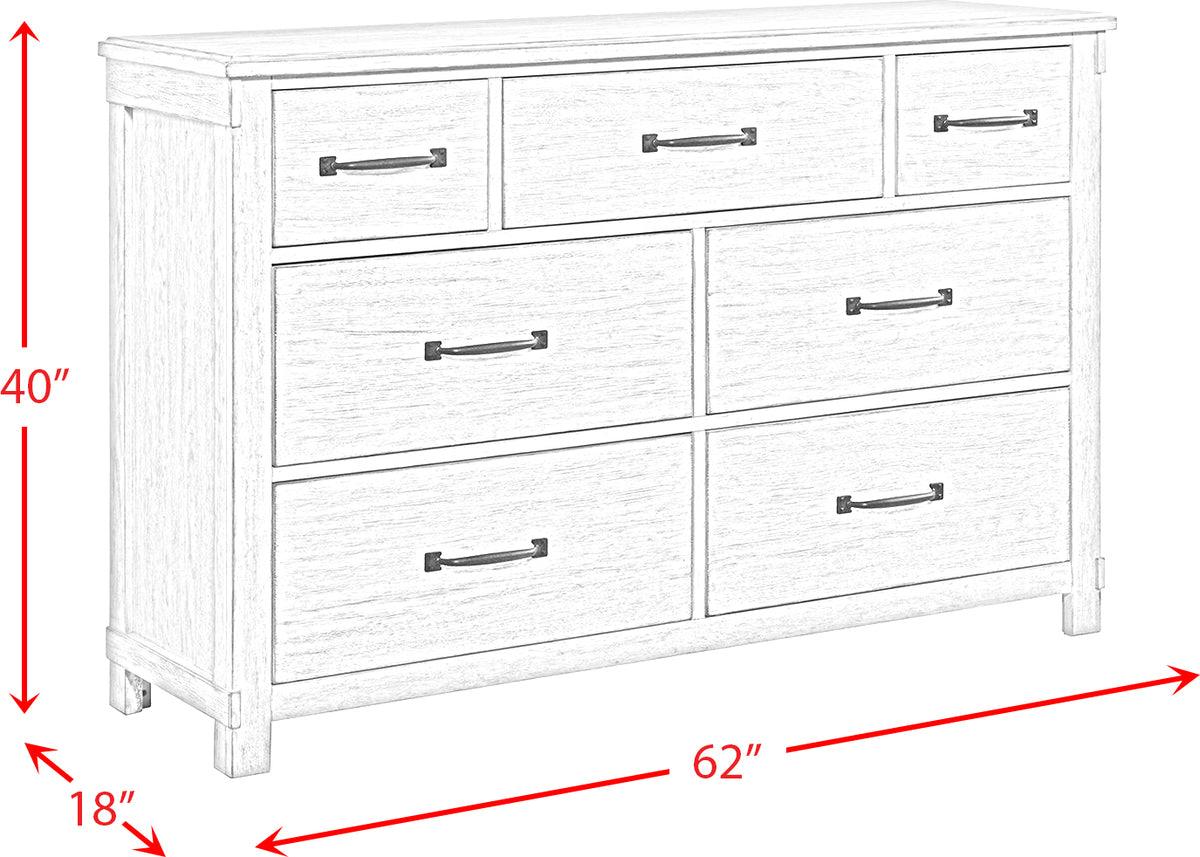 Elements Dressers - Jack 7-Drawer Dresser