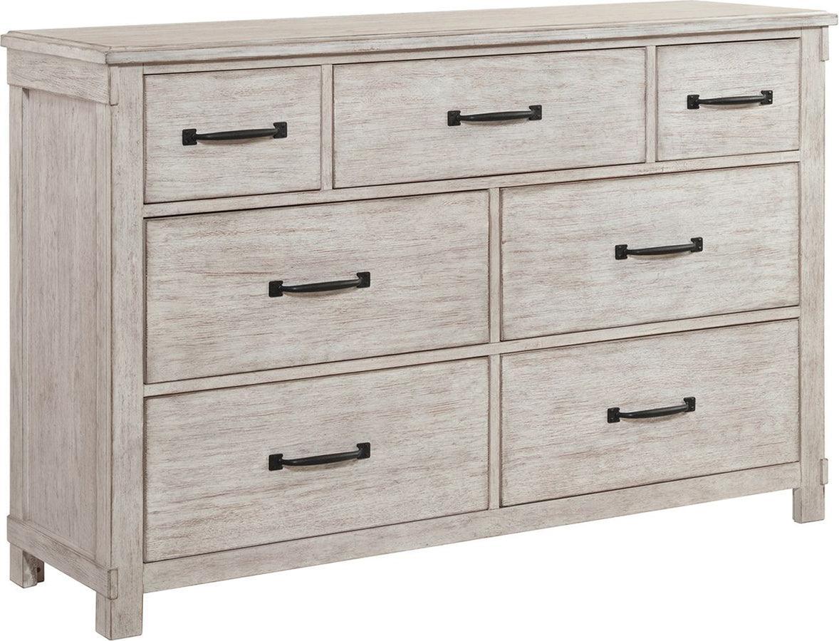 Elements Dressers - Jack 7-Drawer Dresser White