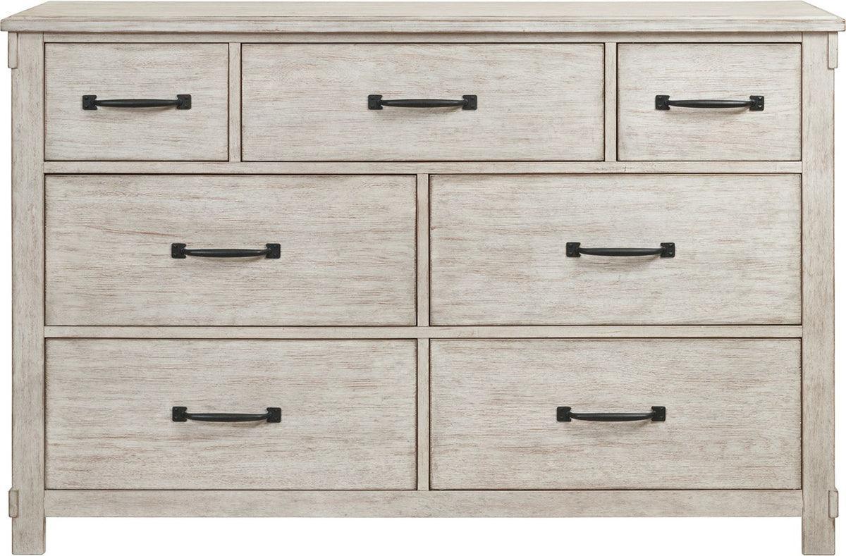 Elements Dressers - Jack 7-Drawer Dresser White