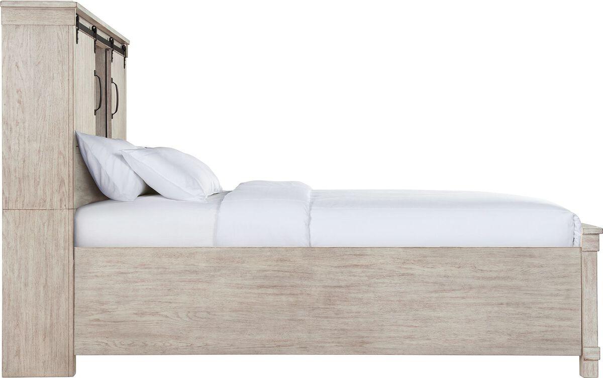 Elements Beds - Jack King Platform Storage Bed White