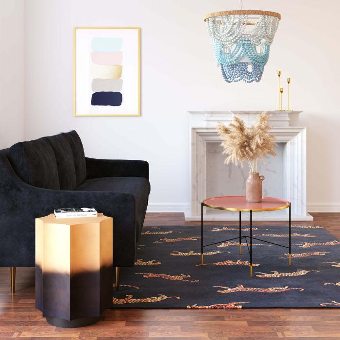 Tov Furniture Ceiling Lights - Jade Beaded Chandelier