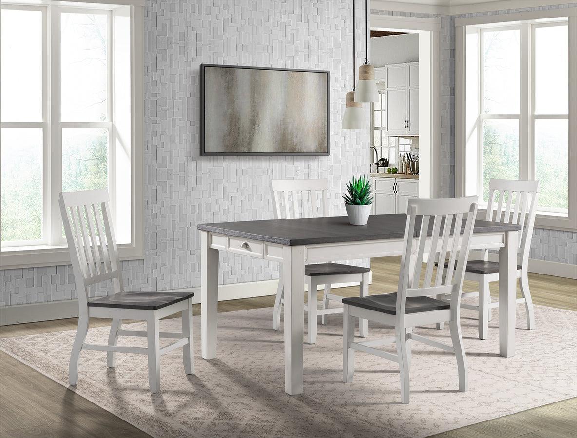 Elements Dining Sets - Jamison Two Tone 5Pc Dining Set-Table & Four Chairs