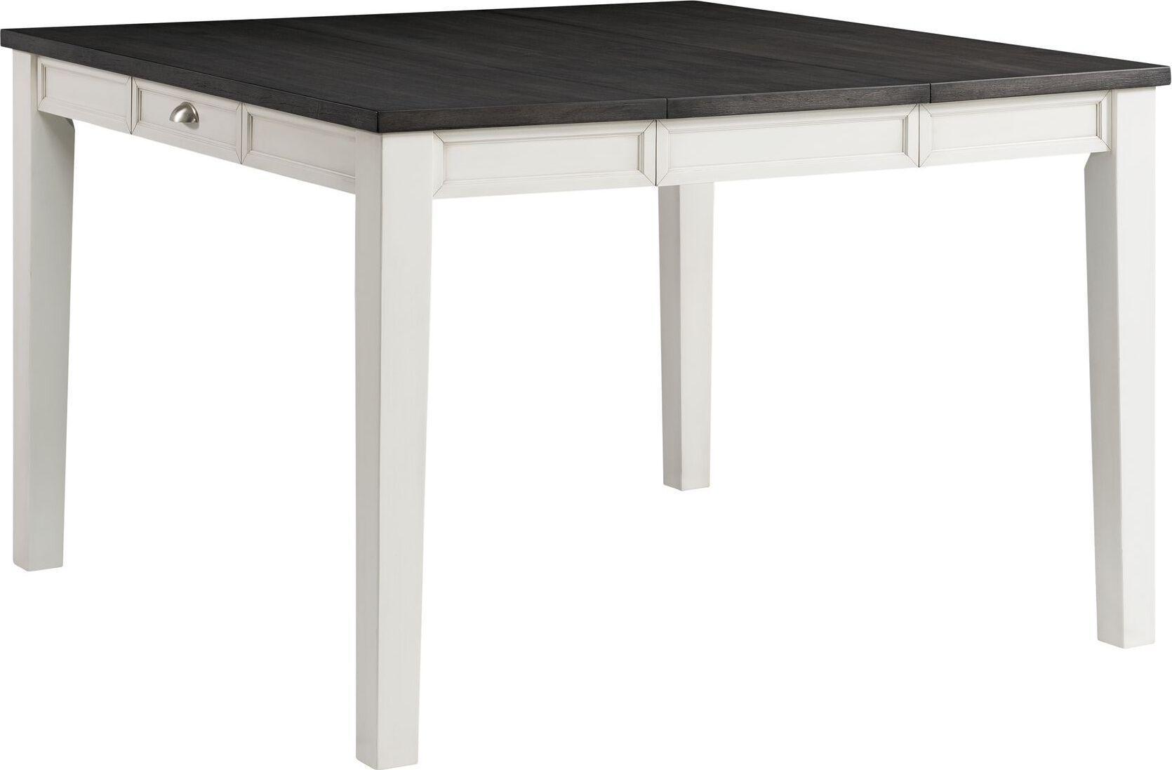 Elements Bar Tables - Jamison Two Tone Counter Height Dining Table with Storage