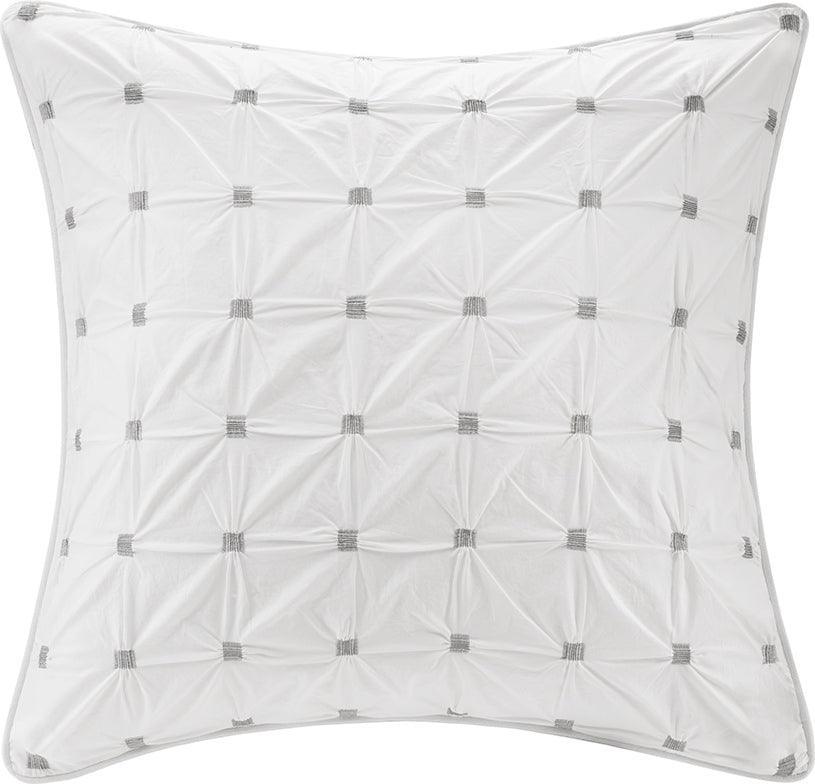 Olliix.com Pillowcases & Shams - Jane Embroidered Euro Sham White