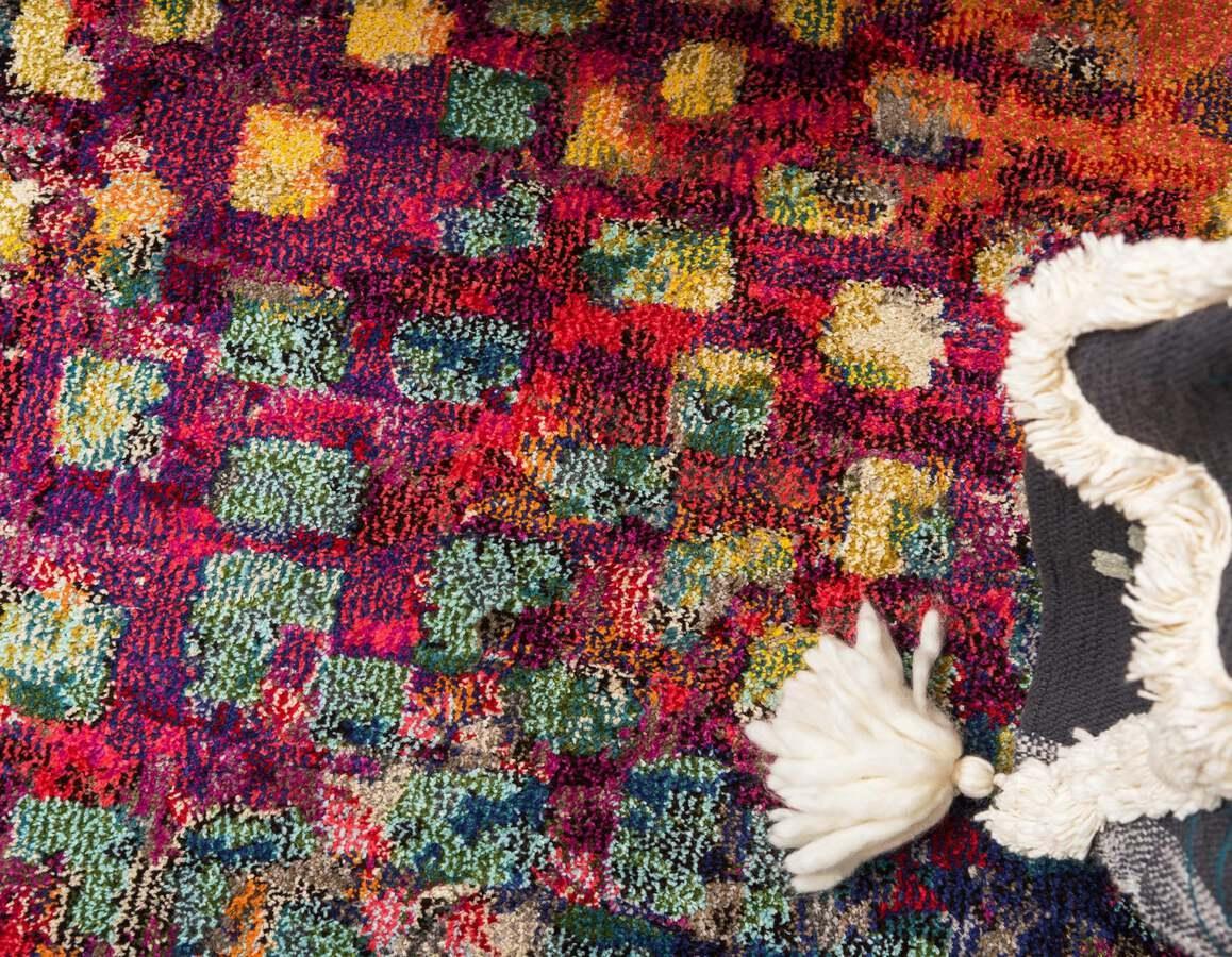 Unique Loom Indoor Rugs - Jardin Contemporary 12 Ft Square Square Rug Multi