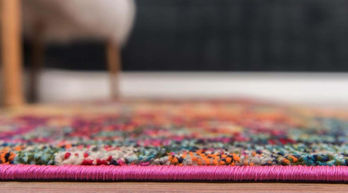 Unique Loom Indoor Rugs - Jardin Contemporary 12 Ft Square Square Rug Multi