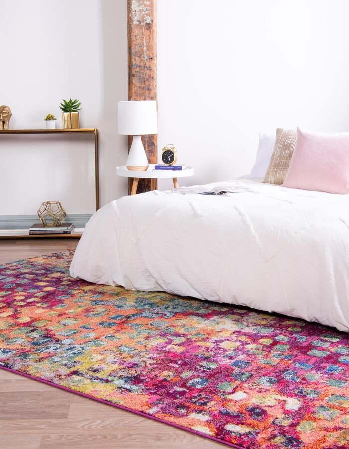 Unique Loom Indoor Rugs - Jardin Contemporary Palace Rectangular Rug Multi