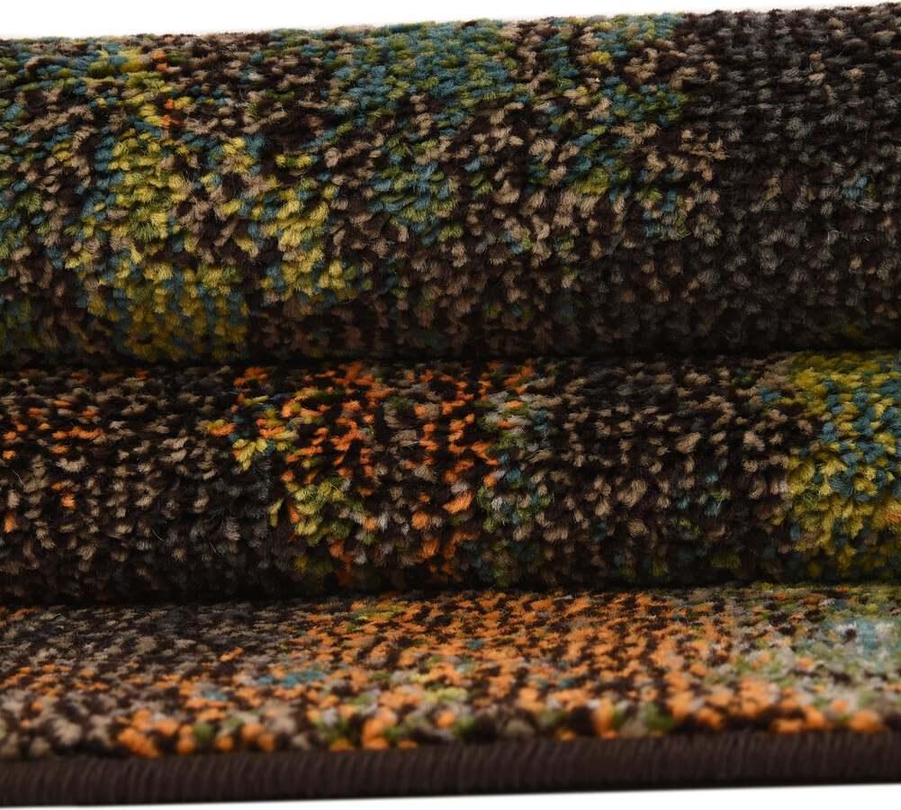 Unique Loom Indoor Rugs - Jardin Modern 10x13 Rectangular Rug Multi