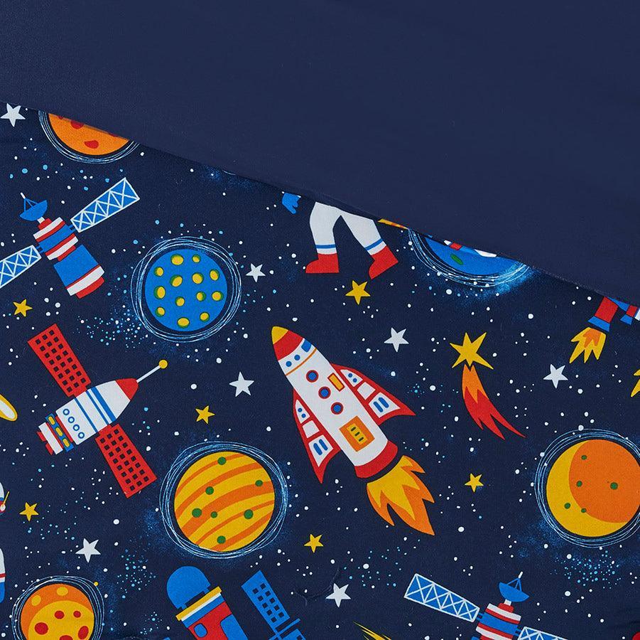 Olliix.com Comforters & Blankets - Jason Casual Outer Space Comforter Set Multi Full/Queen