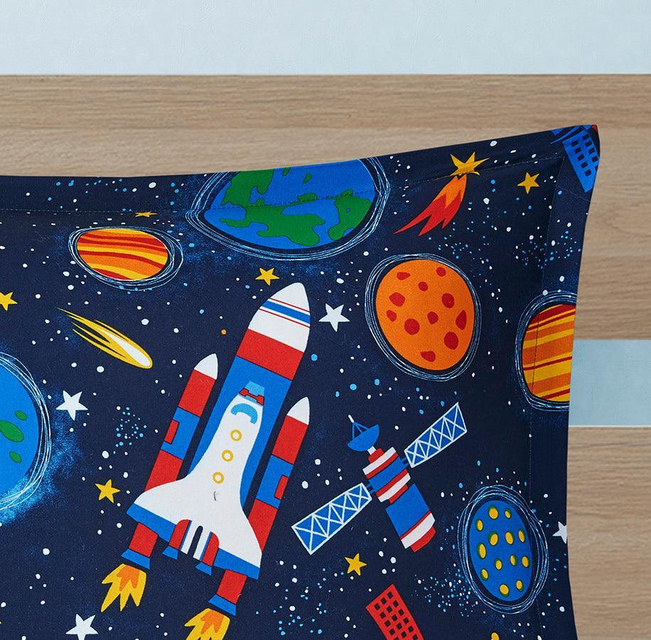 Olliix.com Comforters & Blankets - Jason Casual Outer Space Comforter Set Multi Full/Queen