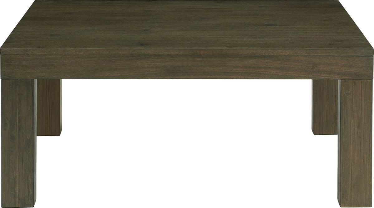 Elements Coffee Tables - Jasper Square Coffee Table Dark Brown