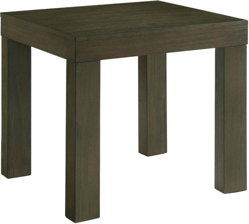 Elements Side & End Tables - Jasper Square End Table in Dark Walnut
