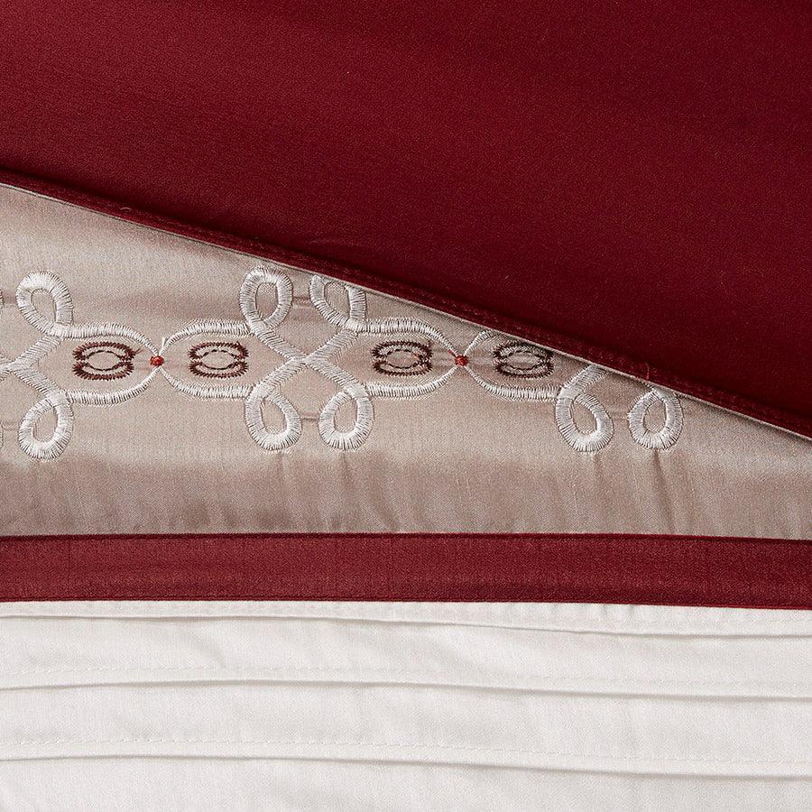 Olliix.com Comforters & Blankets - Jelena 24 Piece Room In A Bag Red King