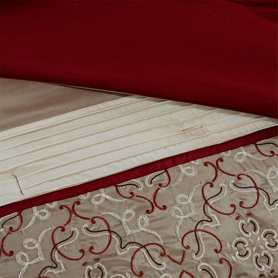 Olliix.com Comforters & Blankets - Jelena 24 Piece Room in a Bag Red