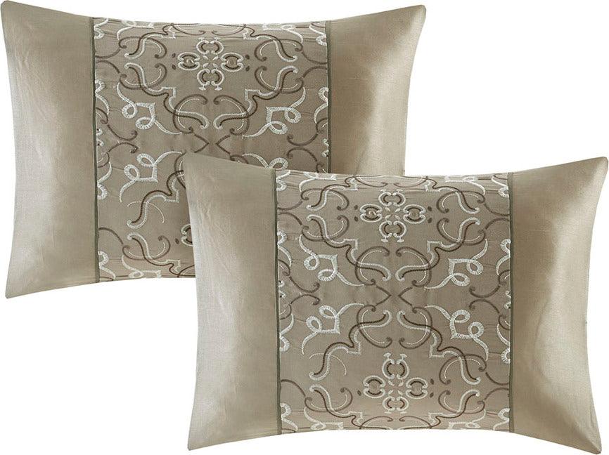 Olliix.com Comforters & Blankets - Jelena Queen 24 Piece Room in a Bag Natural