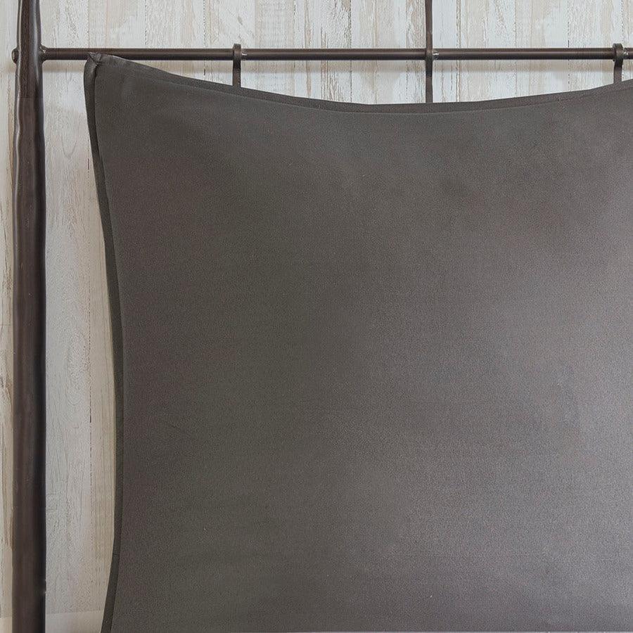 Olliix.com Comforters & Blankets - Jenda Queen 8 Piece Comforter Set Gray