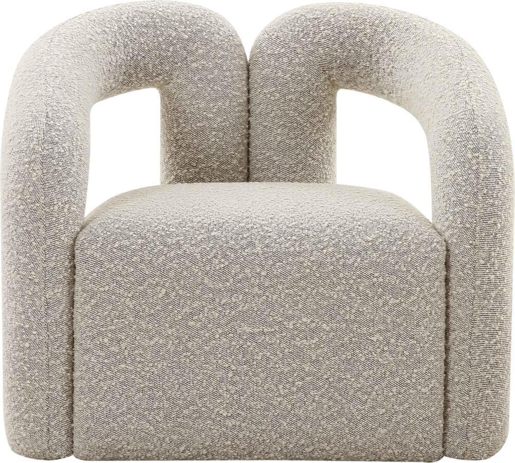 Tov Furniture Accent Chairs - Jenn Speckled Boucle Accent Chair