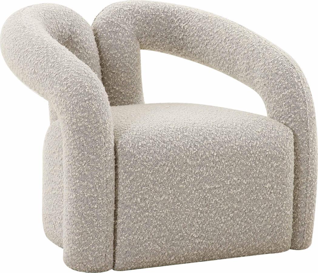 Tov Furniture Accent Chairs - Jenn Speckled Boucle Accent Chair