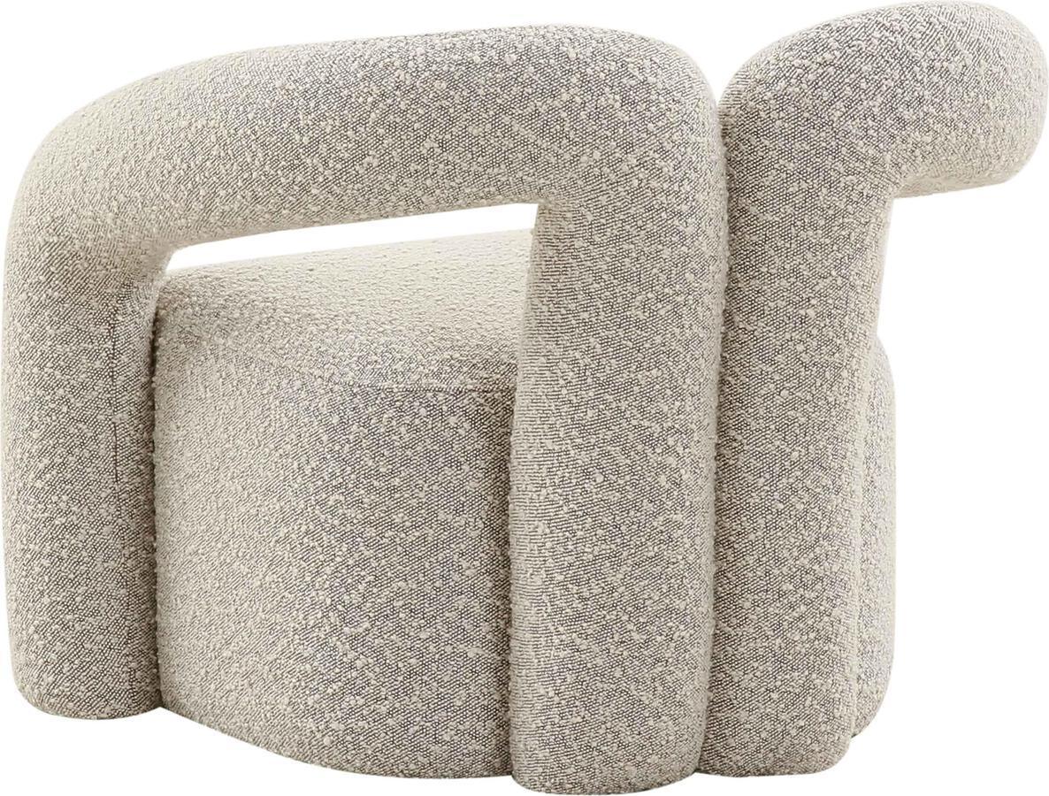 Tov Furniture Accent Chairs - Jenn Speckled Boucle Accent Chair