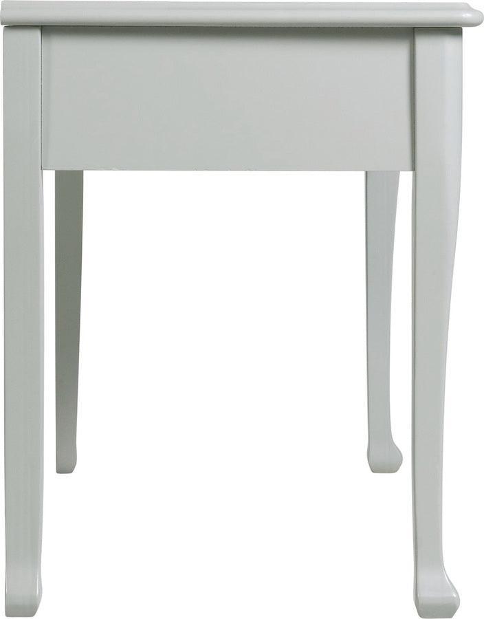 Elements Desks - Jenna Desk with Hutch in Grey