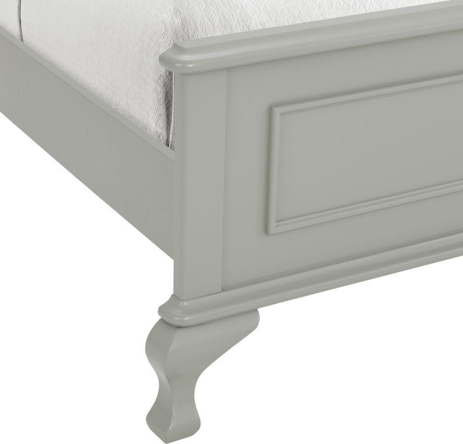 Elements Bedroom Sets - Jenna Twin 5 Piece Bedroom Set in Grey