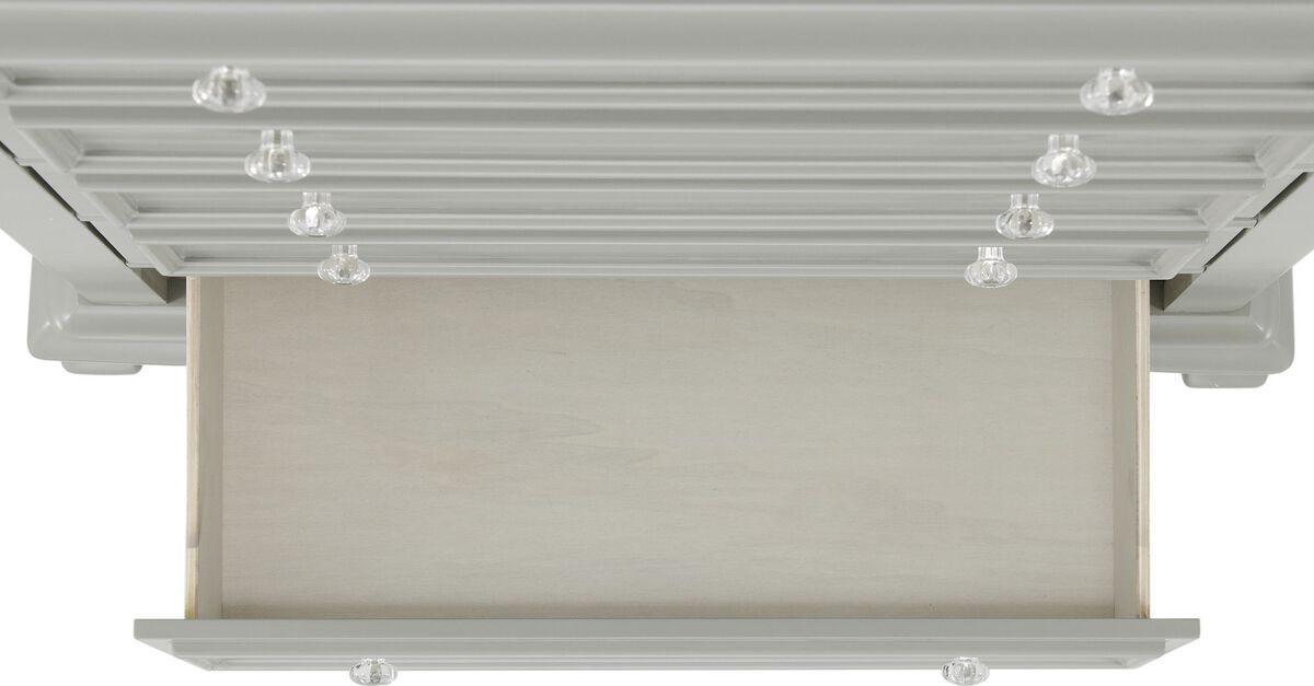 Elements Bedroom Sets - Jenna Twin Panel 3 Piece Bedroom Set in Grey