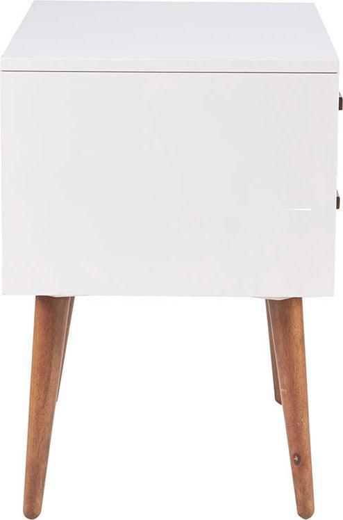 Olliix.com Nightstands & Side Tables - Jeremy Storage Nightstand White